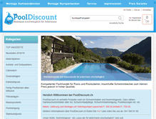 Tablet Screenshot of pooldiscount.ch